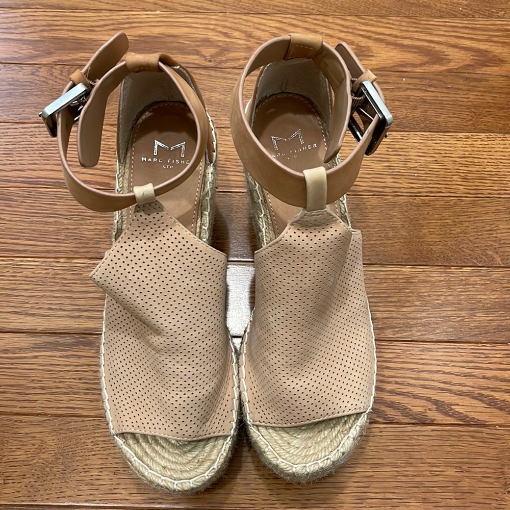 Marc Fisher Cream Espadrilles